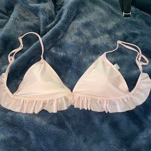 🎉3 for $15 pinkk ruffled bikini top